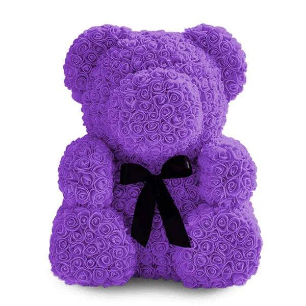 Мишка из роз Violet (70 см), Мишки из роз - Luxury Roses, СПб