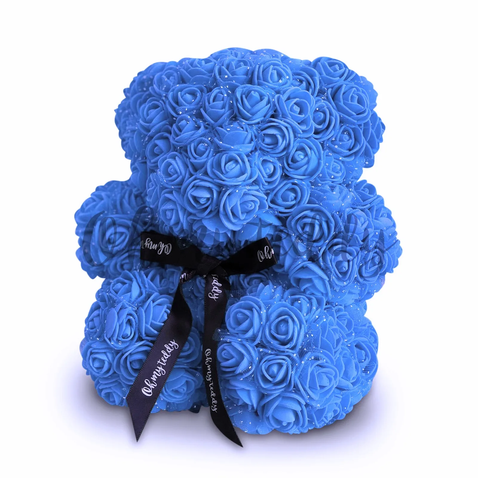 Мишка из роз Blue (25 см), Мишки из роз - Luxury Roses, СПб