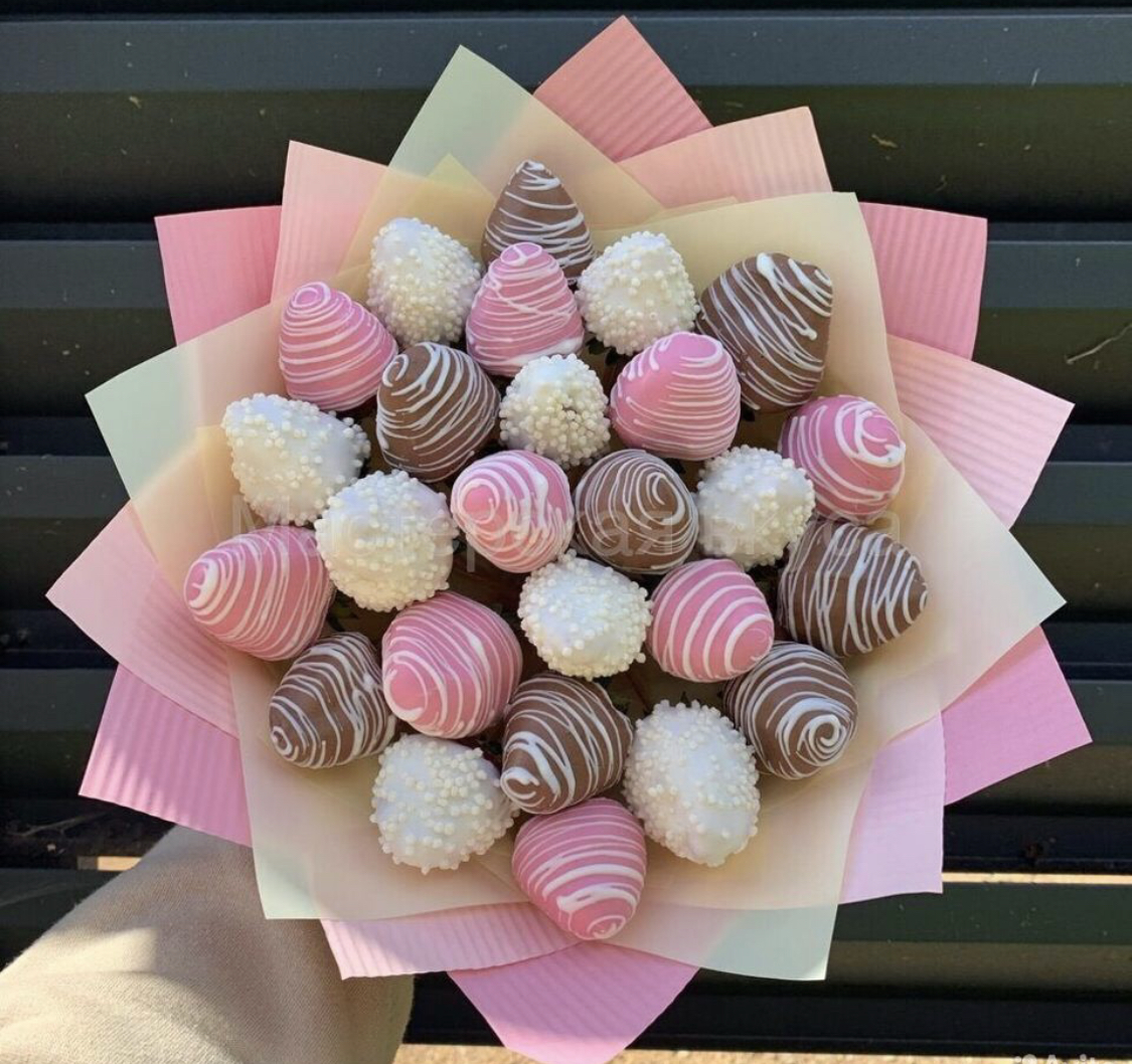 Букет из клубники Нежный