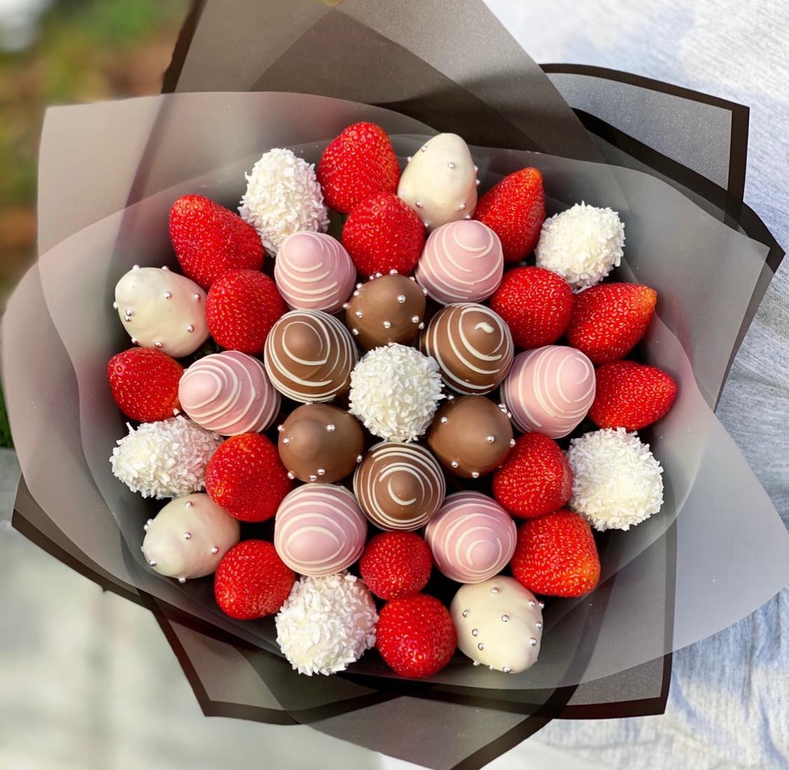 Букет из клубники Радость