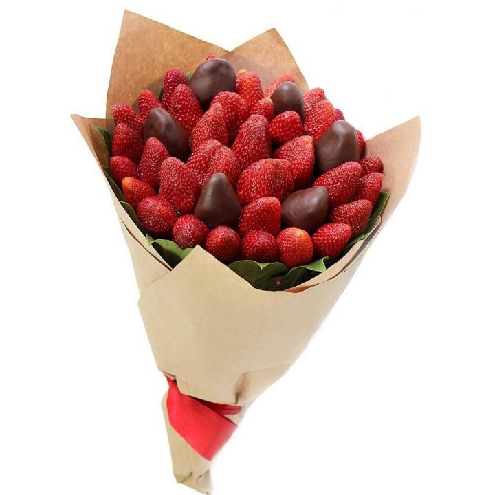 Букет из клубники Блэк Шоко