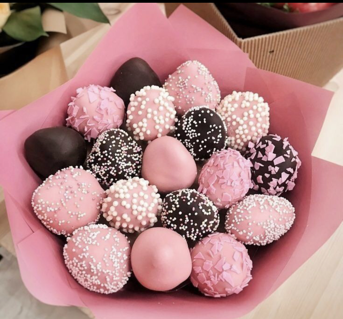 Букет из клубники Pink