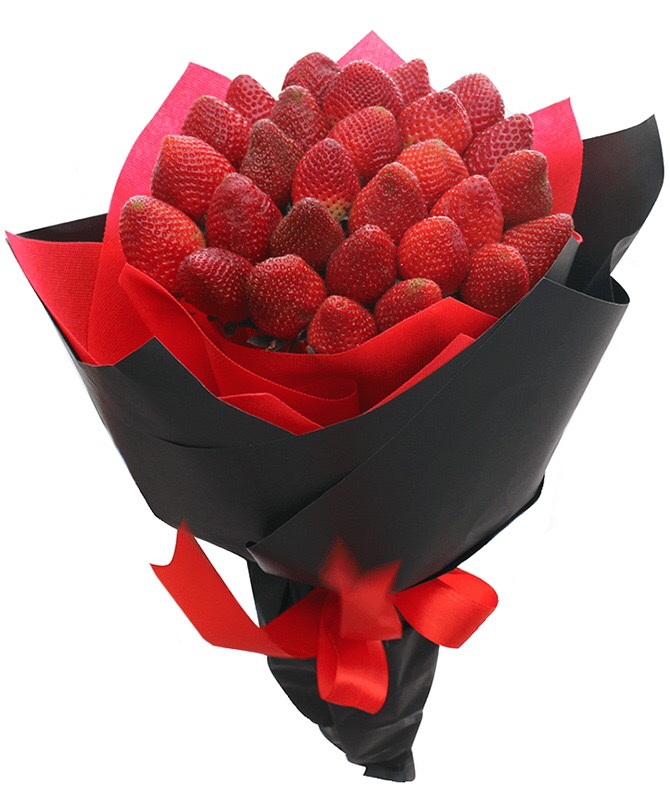 Букет из свежей клубники