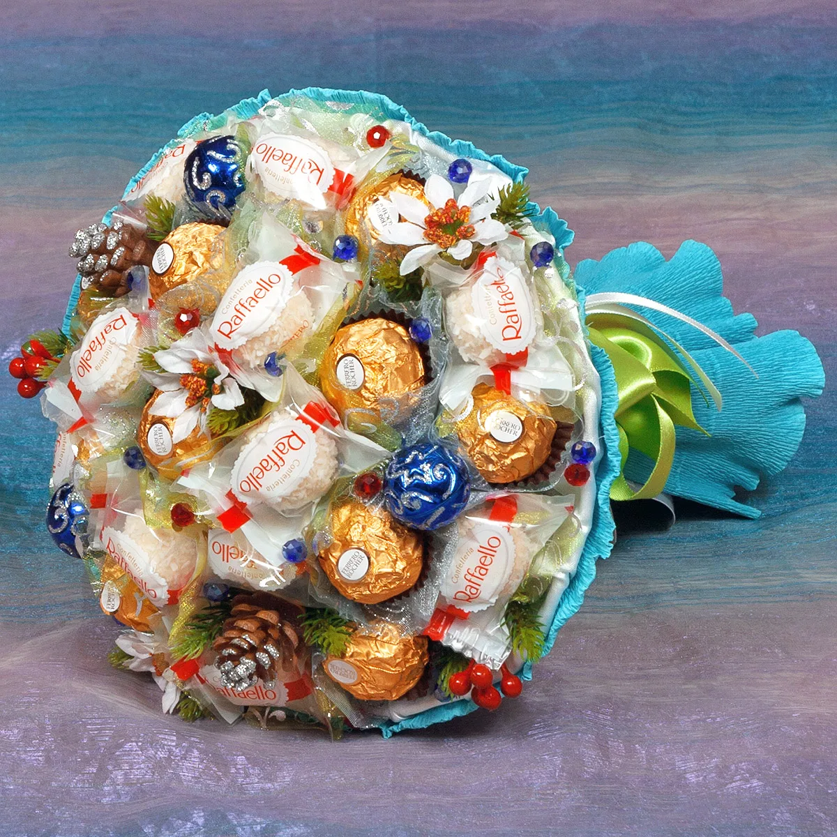 Букет из конфет "Подснежник", Без раздела - Luxury Roses, СПб