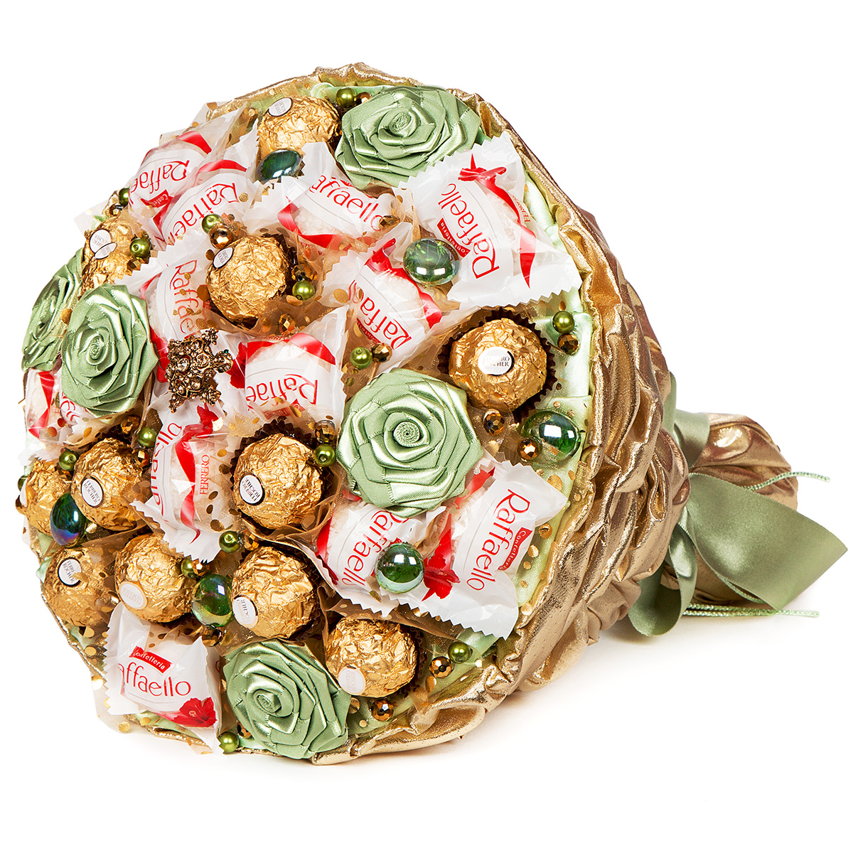 Букет из конфет "Золотая черепаха"