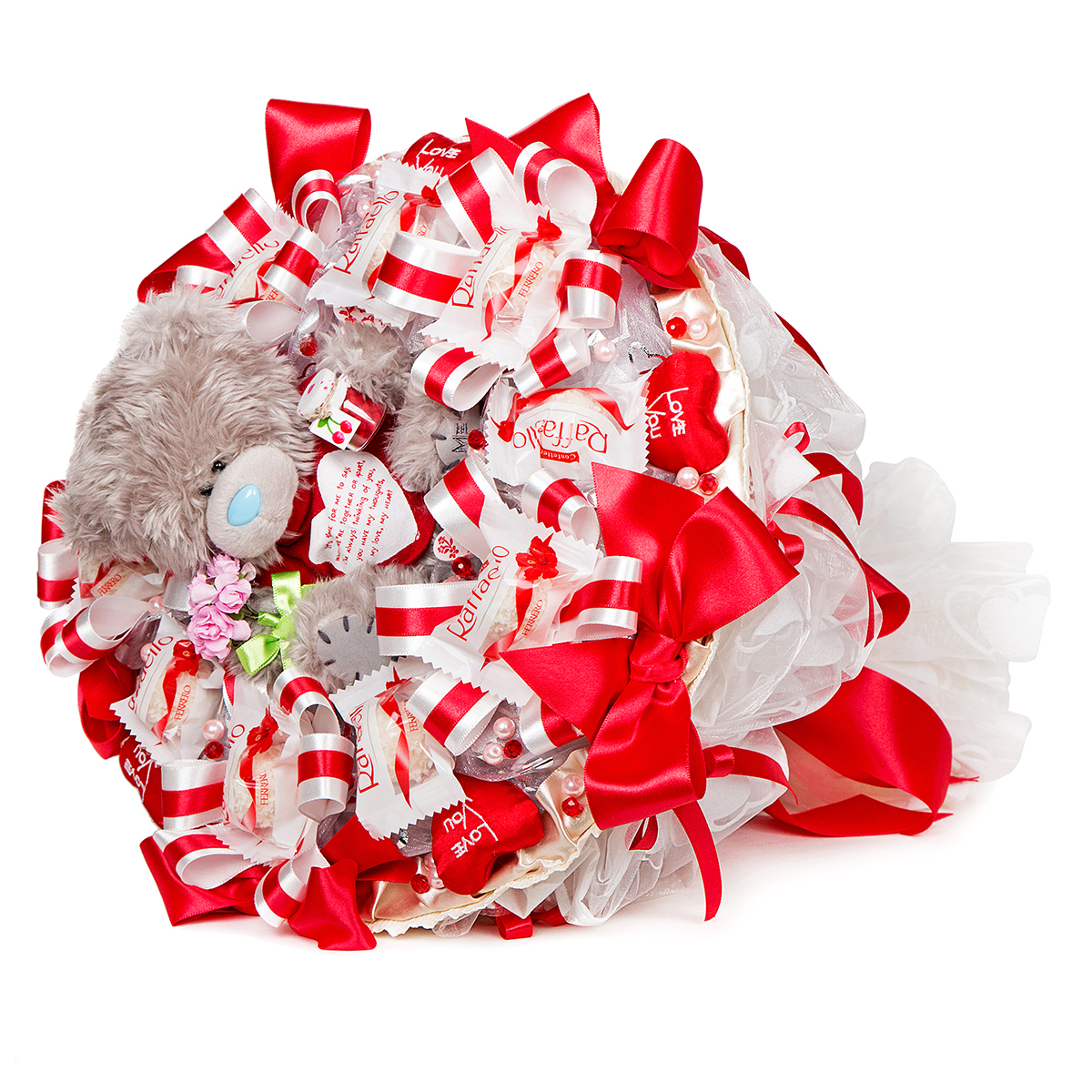 Букет из конфет "Люблю тебя!"