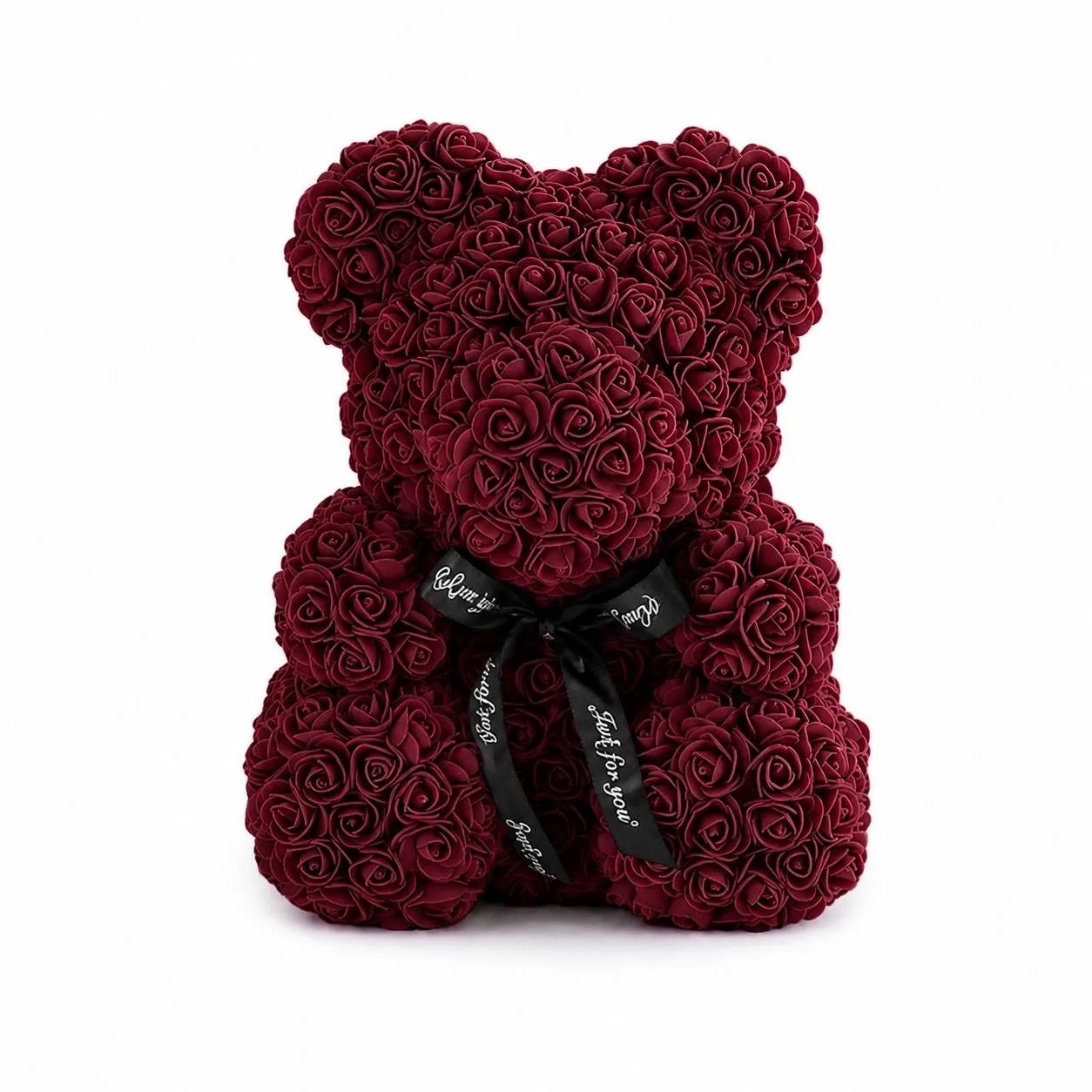 Мишка из роз Bordo (40 см), Мишки из роз - Luxury Roses, СПб