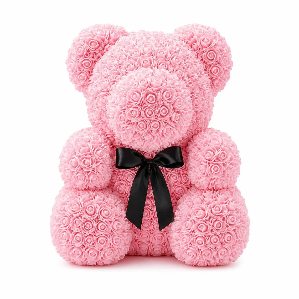 Мишка из роз Pink (70 см), Мишки из роз - Luxury Roses, СПб