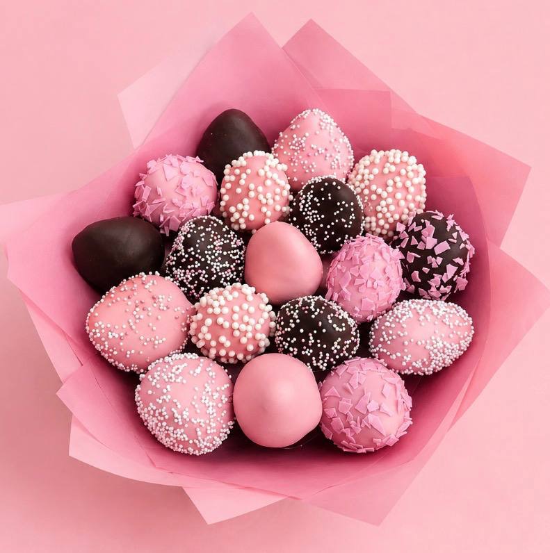 Букет из клубники Pink