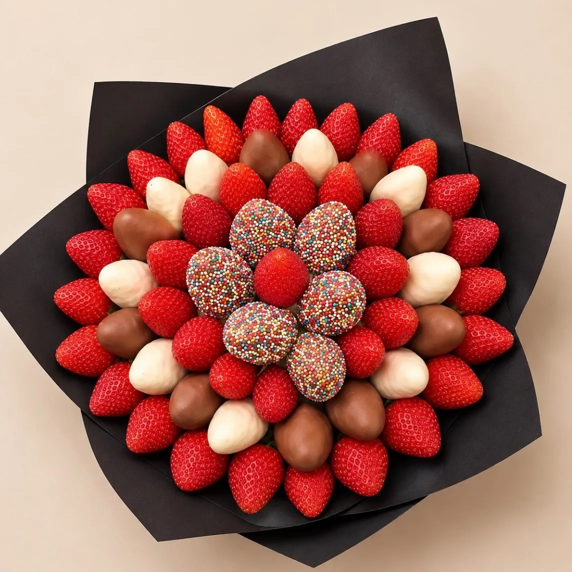 Букет из клубники Grand, Клубника в шоколаде - Luxury Roses, СПб